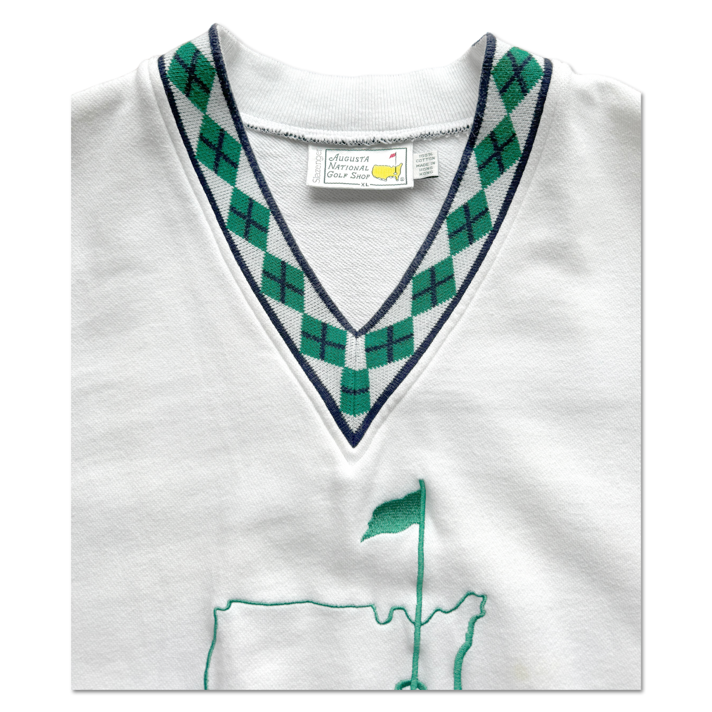 90's Masters Augusta National Big Logo Sweater Vest