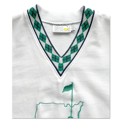 90's Masters Augusta National Big Logo Sweater Vest