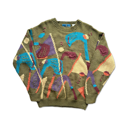 90's British Open Golf Knit Sweater