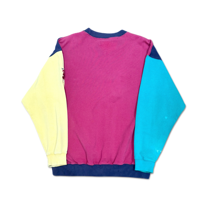 90's Inverness Club Tommy Hilfiger Distressed Colorblock Sweatshirt