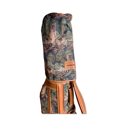 80's Daiwa Tapestry Golf Bag + Headcovers