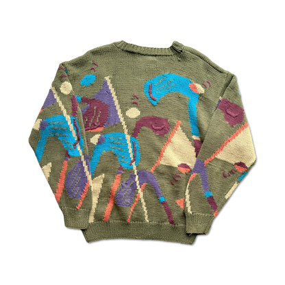 90's British Open Golf Knit Sweater