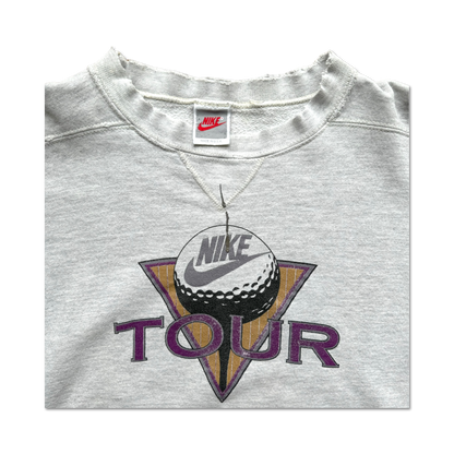90's Nike Golf Tour Distressed Crewneck