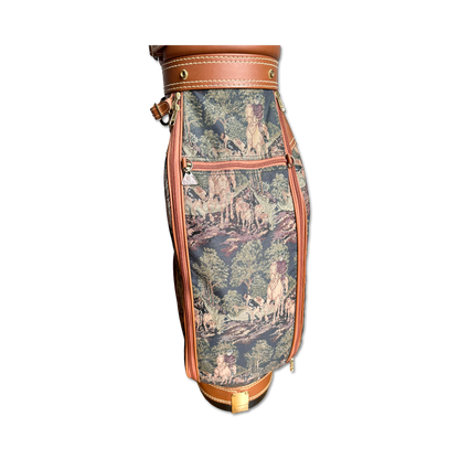 80's Daiwa Tapestry Golf Bag + Headcovers