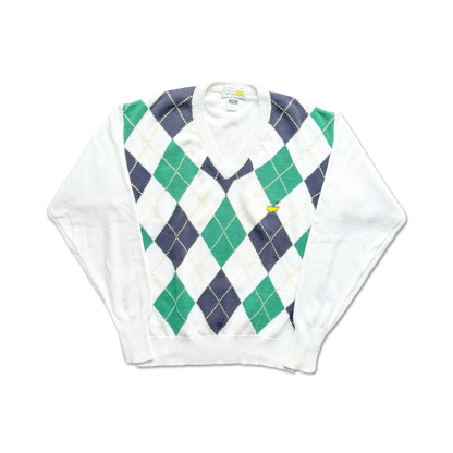 90's Masters Augusta National Argyle Sweater