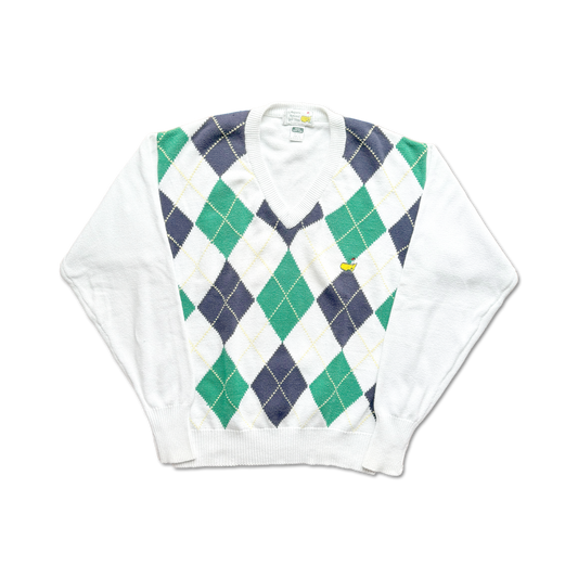 90's Masters Augusta National Argyle Sweater
