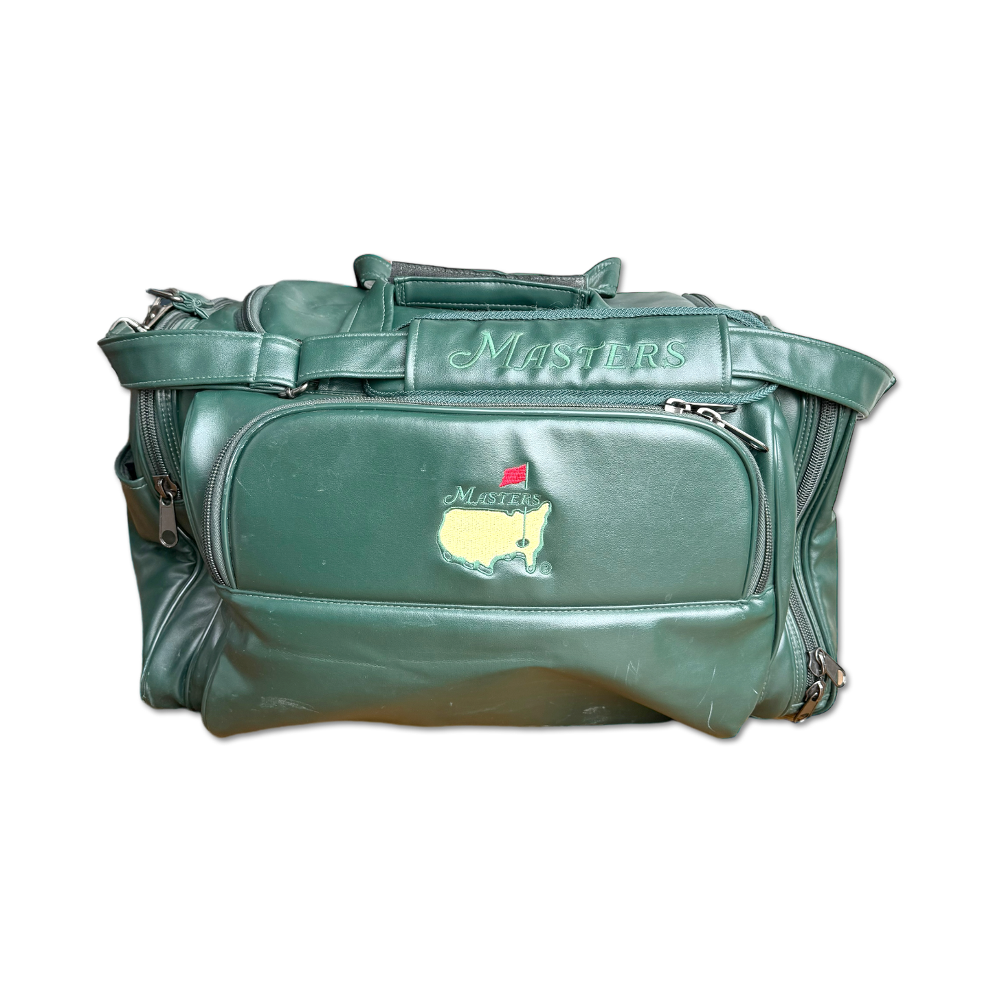 90's Masters Augusta National Leather Duffel Bag