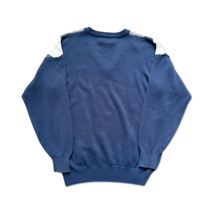 90's Masters Augusta National Argyle Knit Sweater