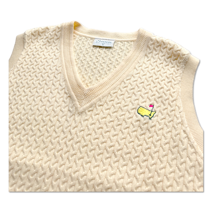 90's Masters Augusta National Cable Knit Sweater Vest