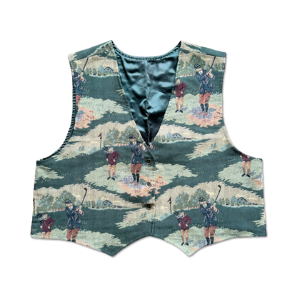 90's Tapestry Golf Vest