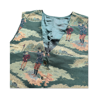 90's Tapestry Golf Vest
