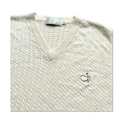 90's Masters Augusta National Cable Knit Sweater Vest