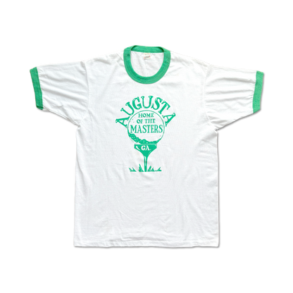 80's Augusta Home of the Masters Ringer T-Shirt