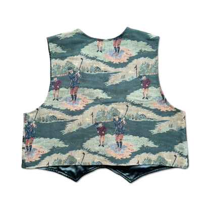 90's Tapestry Golf Vest