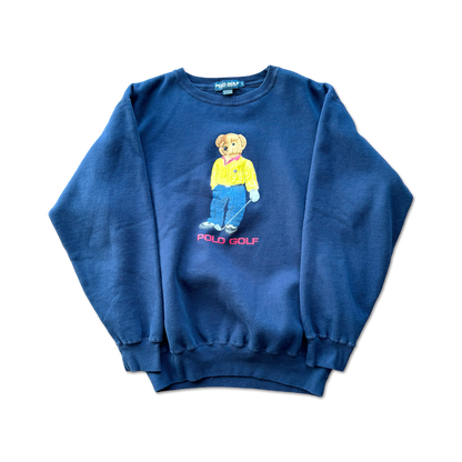 90's Polo Ralph Lauren Golf Bear Crewneck