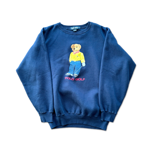 90's Polo Ralph Lauren Golf Bear Crewneck