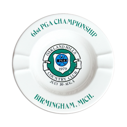 1979 PGA Championship Oakland Hills Country Club Ashtray