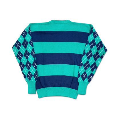 90's Masters Augusta National Argyle Knit Sweater