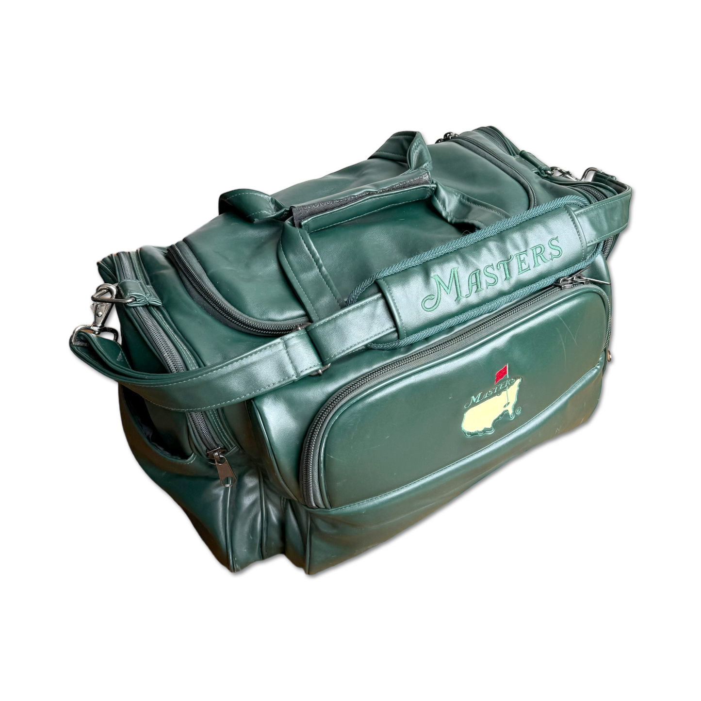90's Masters Augusta National Leather Duffel Bag
