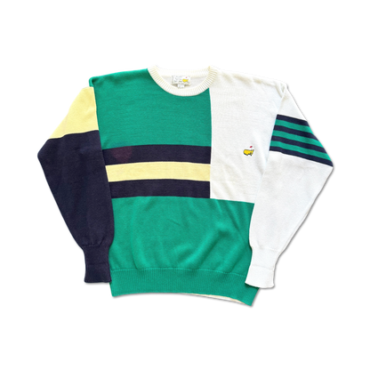 90's Masters Augusta National Abstract Knit Sweater