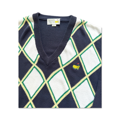 90's Masters Augusta National Diamond Knit Sweater