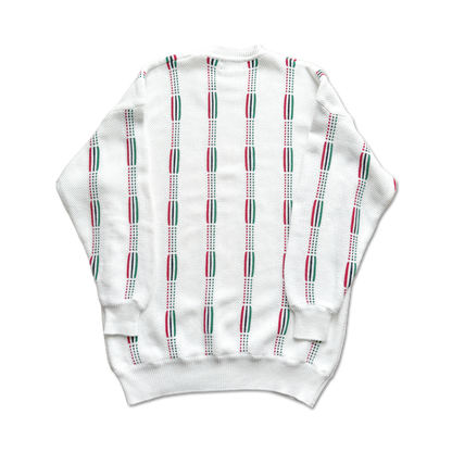 90's Masters Augusta National Vertical Stripe Sweater