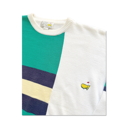 90's Masters Augusta National Abstract Knit Sweater