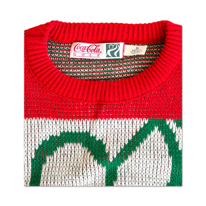 90's Coca-Cola Golf Knit Sweater