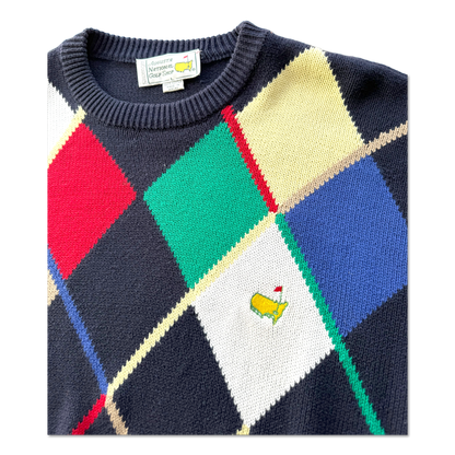 90's Masters Augusta National Argyle Sweater