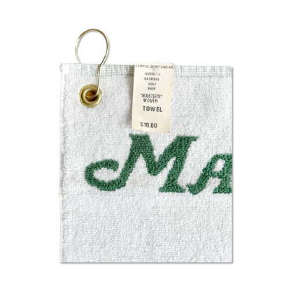 80's Masters Augusta National Golf Towel