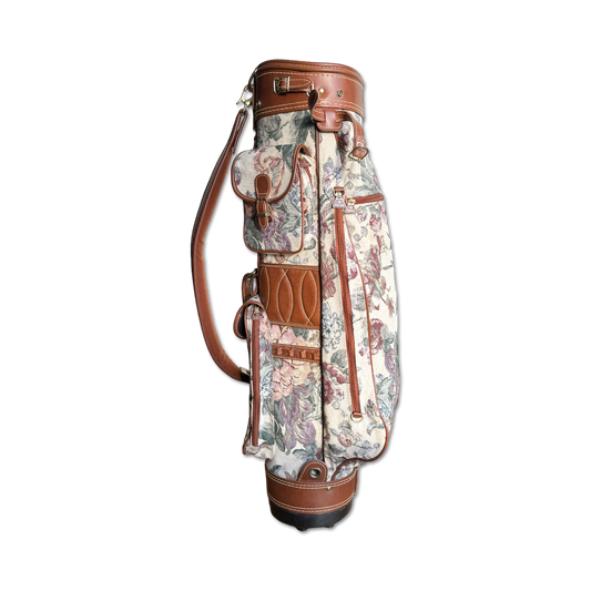70's Floral Tapestry Golf Bag