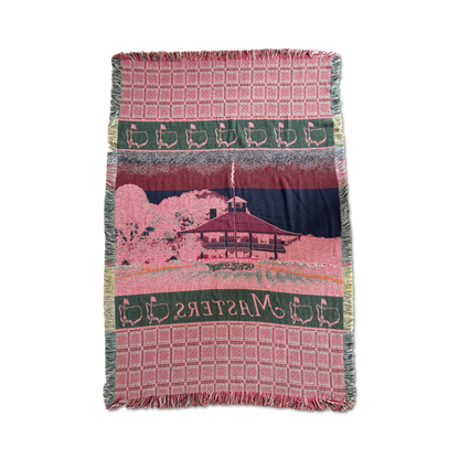 90's Masters Augusta National Clubhouse Throw Blanket