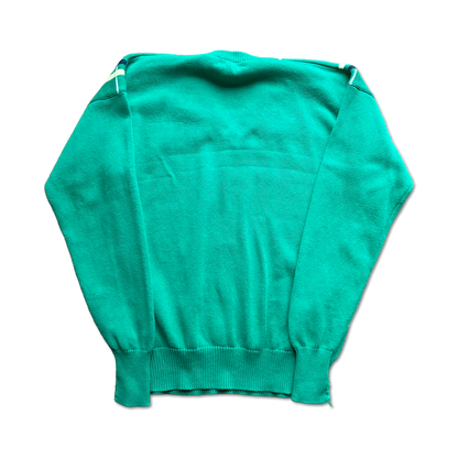 90's Masters Augusta National Plaid V-Neck Knit Sweater
