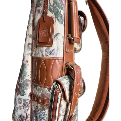 70's Floral Tapestry Golf Bag