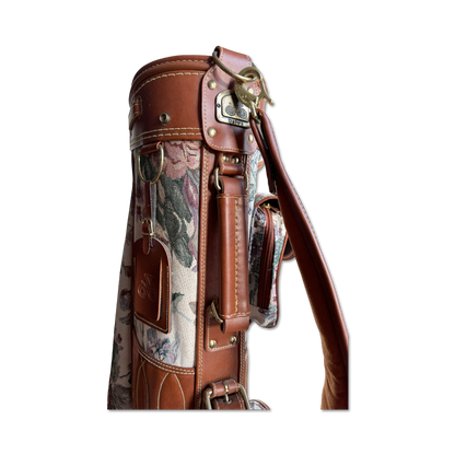 70's Floral Tapestry Golf Bag