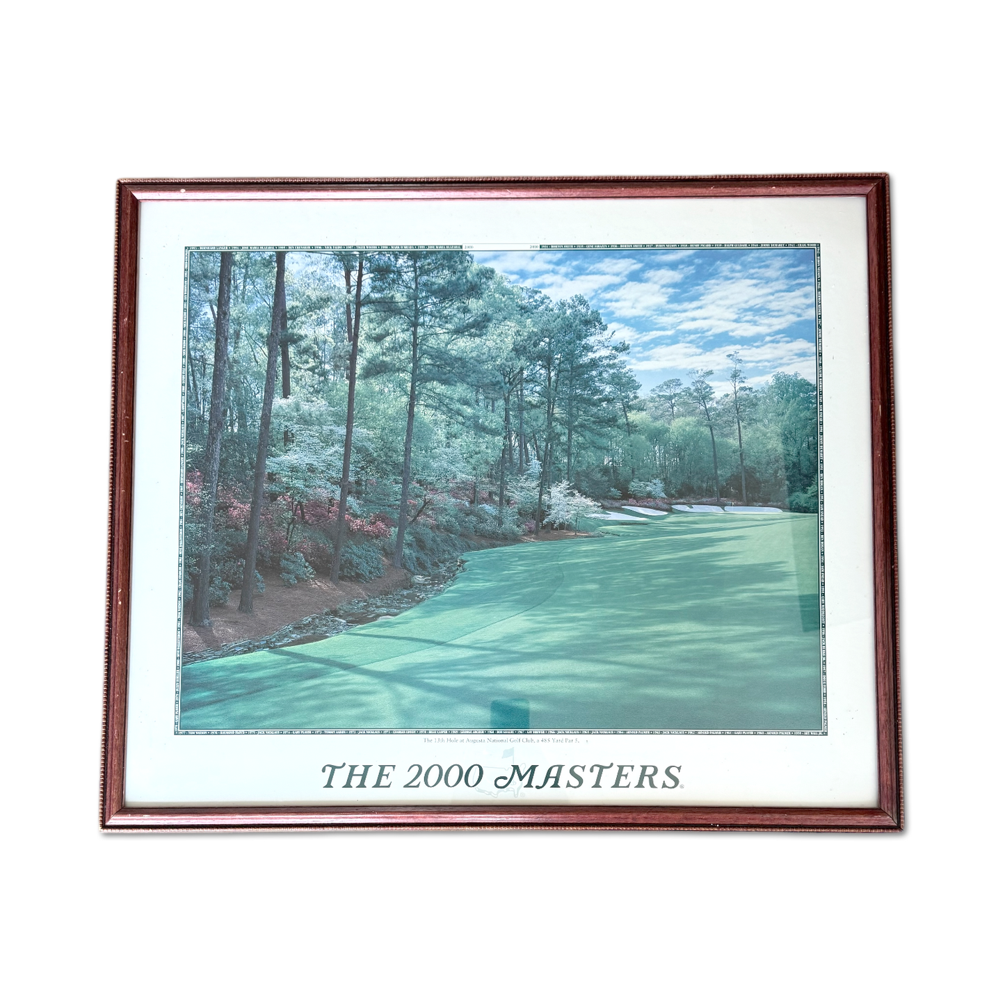 2000 Masters Framed Artwork