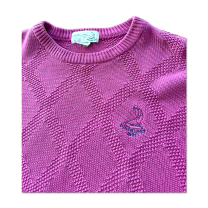 90's Pinehurst Diamond Knit Crewneck