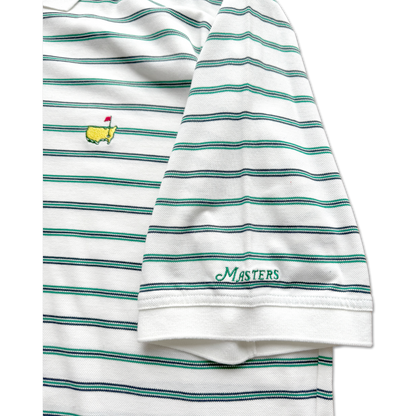 90's Masters Augusta National Striped Polo