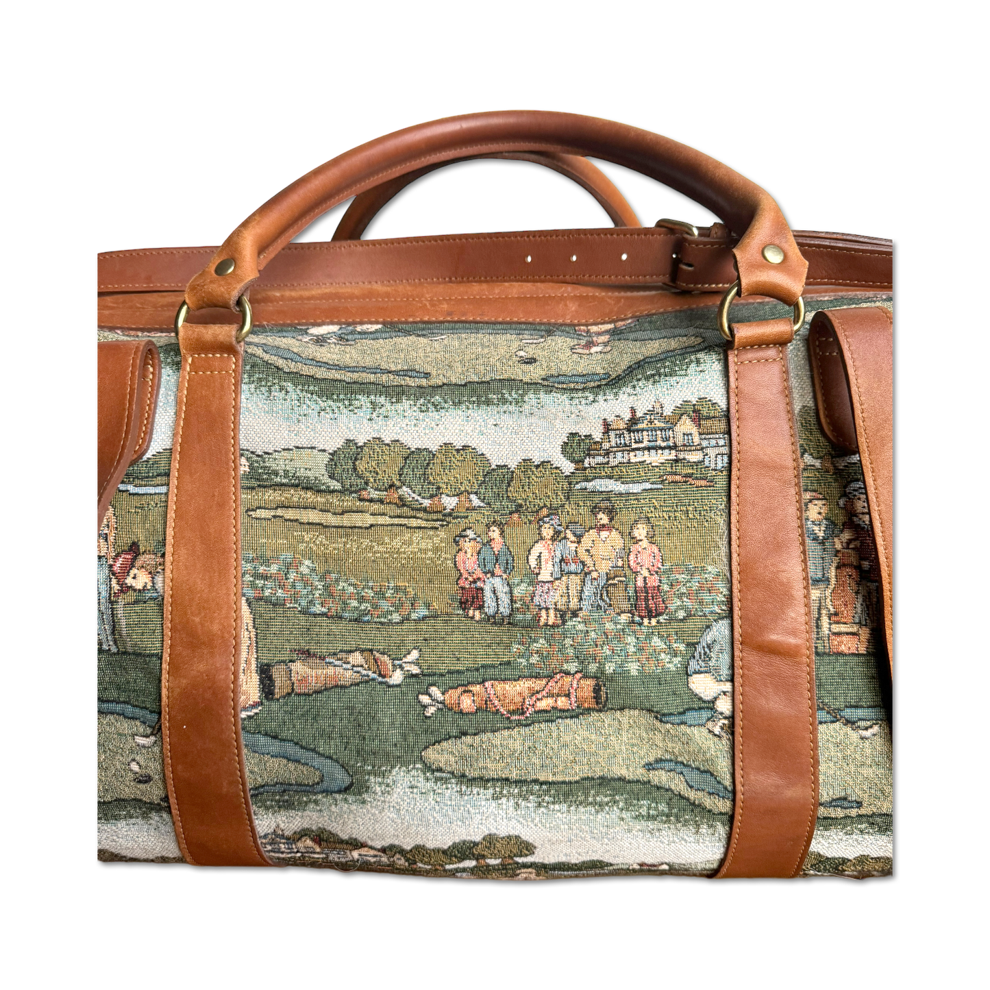 90's Tapestry Golf Duffle Bag