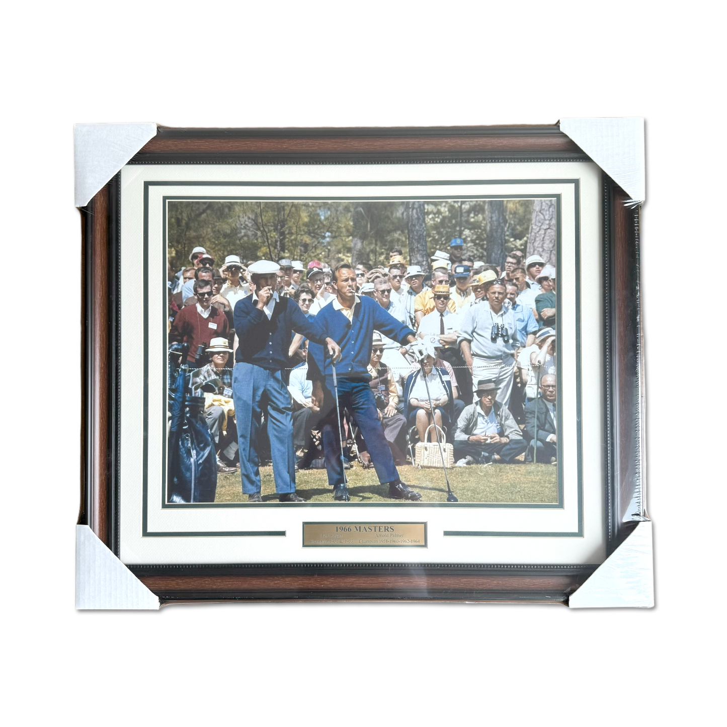 1966 Masters Arnold Palmer & Ben Hogan Framed Photo Print