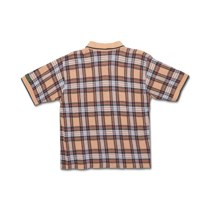 90's St Andrews Links Old Course Plaid Polo